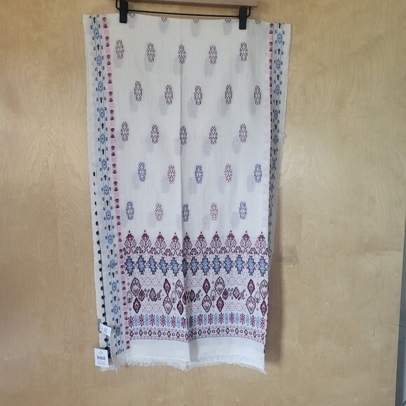 J. Jill Geometric Embroidered Scarf - Picture 2 of 11